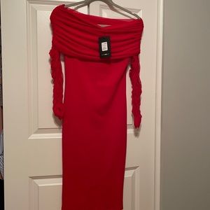 New Fashion Nova Take Me On A Dinner Dress